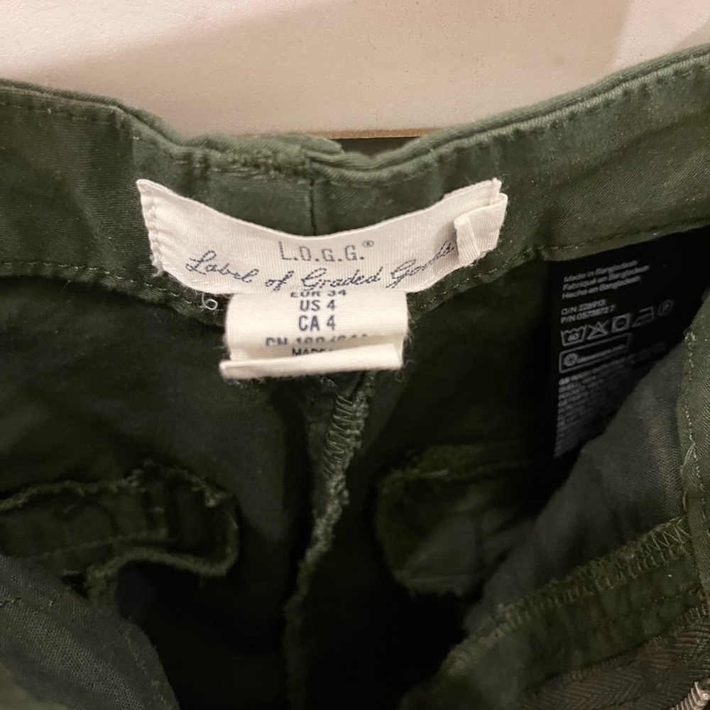 H&M olive green chinos size 4 - Picture 5 of 5